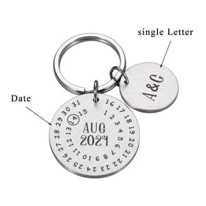 Custom Keychain Calendar Personalized Gift