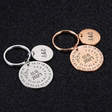 Custom Keychain Calendar Personalized Gift