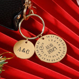 Custom Keychain Calendar Personalized Gift