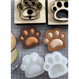 Leather Craft Dog Paw Key Ring DIY Pendant Wooden Mold Die Cutting Mould