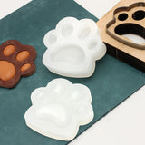 DIY Leather Craft Dog Paw Key Ring Pendant Wooden Mold Die Cutting Mould