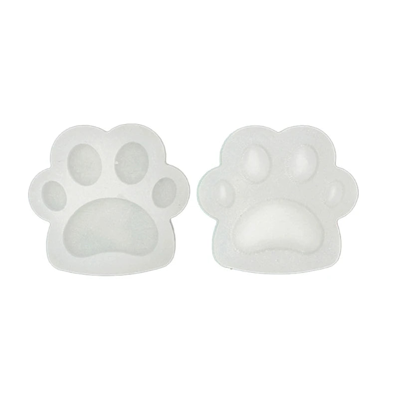 DIY Leather Craft Dog Paw Key Ring Pendant Wooden Mold Die Cutting Mould