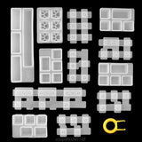 DIY Mechanical Keyboard Key Cap Silicone Mold UV Epoxy Crafts