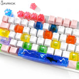 DIY Mech Keyboard Key Cap Silicone Mold UV Crystal Epoxy Molds