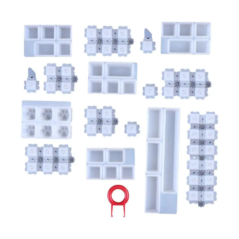 DIY Mechanical Keyboard Key Cap Silicone Mold for Crafts Making