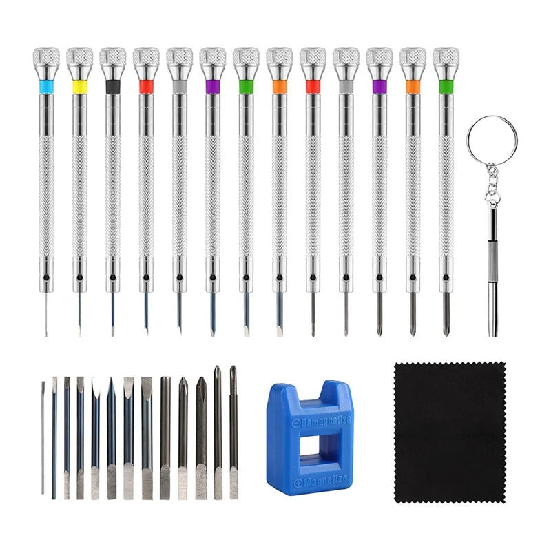 Precision Micro-Screwdriver Kit for Watch Jewelry Repair