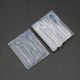 Mini Chopsticks Spoons Forks Resin Silicone Mold DIY Jewelry Making Tools