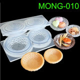 Mini Size Round Straw Bowls Resin Silicone Molds Epoxy Resin Jewelry Tools
