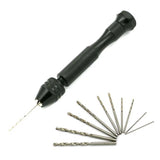 Mini Steel Hand Drill Bits Jewelry Resin Mold Tools Hole Maker Puncher