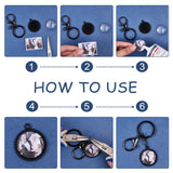 Glass Cabochons Set for DIY Keychain Making