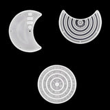 Moon/Heart Calendar Resin Molds for DIY Crafts