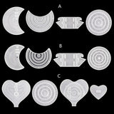 Moon/Heart Calendar Resin Molds - DIY Home Wall Decoration