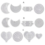 Moon/Heart Calendar Resin Molds - DIY Home Wall Decoration