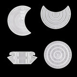 Moon/Heart Calendar Resin Molds - DIY Home Wall Decoration