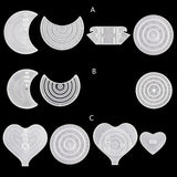 Moon/Heart Calendar Resin Molds for DIY Crafts