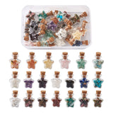 Stone Chip Beads Set with Bottles for DIY Jewelry Making