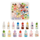 Stone Chip Beads Set with Bottles for DIY Jewelry Making