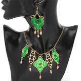 Princess Jasmine Resin Pendant Necklace Women Cosplay Halloween Gift