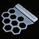 DIY Resin Epoxy Mold Hexagonal Earring Display Stand Jewelry Storage Silicone