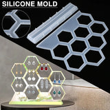 DIY Resin Epoxy Silicone Mold for Hexagonal Earring Hanger