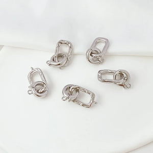 K Square Connection Buckle for DIY Bracelet Necklace Baroque Ending