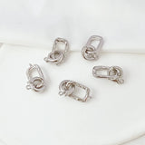 K Square Connection Buckle for DIY Bracelet Necklace Baroque Ending