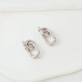 K Square Connection Buckle for DIY Bracelet Necklace Baroque Ending