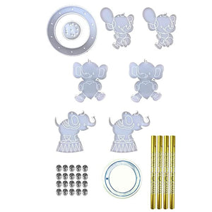 Animal Shaped Wind Chime Resin Mold Kit, Epoxy Silicone Mold for Home Decor