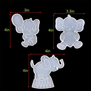 Animal Shaped Wind Chime Resin Mold Kit, Epoxy Silicone Mold for Home Decor
