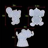 Animal Shaped Wind Chime Resin Mold Kit, Epoxy Silicone Mold for Home Decor