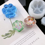 Oversized Mirror Cat Claw Keychain Resin Mold DIY Crafts