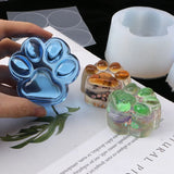 Oversized Mirror Cat Claw Keychain Resin Mold DIY Crafts
