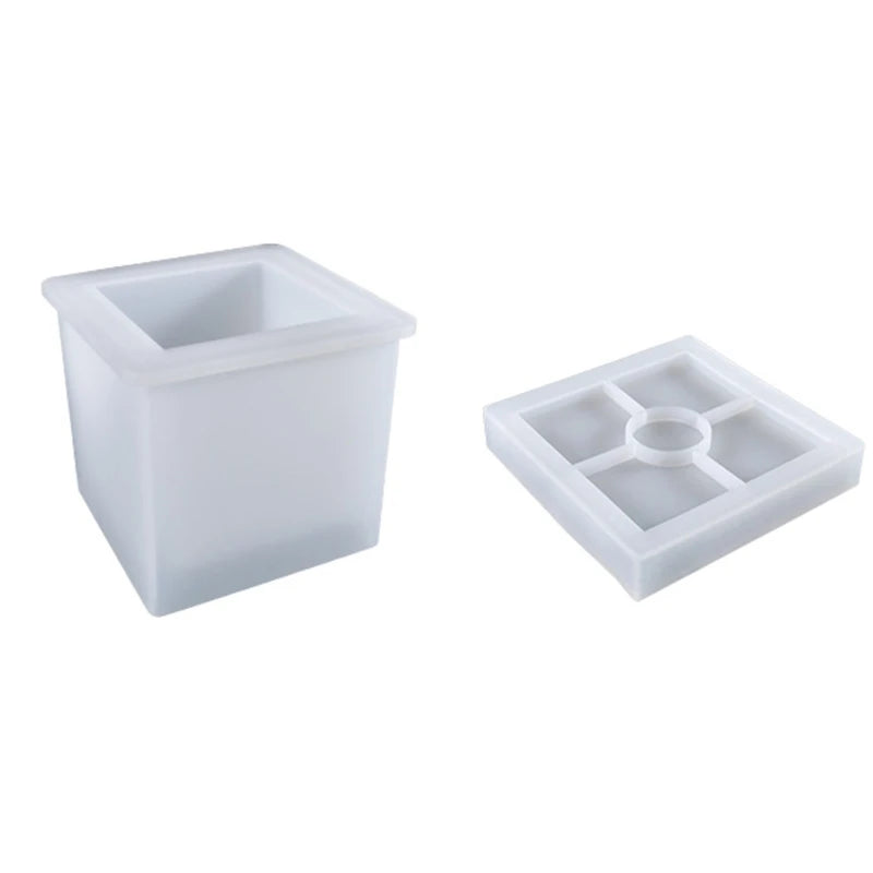 Epoxy Resin Succulent Pot Silicone Mold DIY Home Decor Crafts