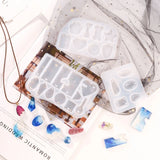 Dog Tags Epoxy Resin Mold DIY Crafts Jewelry Necklace Earrings Casting Tool