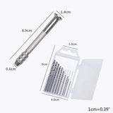 Pin Vise Hand Drill Tools Set Twist Drill Bits Eye Pins MXME