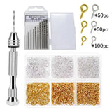 Pin Vise Hand Drill Set with Bits for Resin Clay DIY