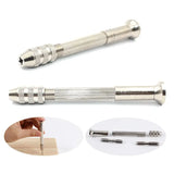 Pin Vise Hand Drill Set with Bits for Resin Clay DIY