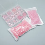 Pink Plastic Beads Jewelry Making Kit for DIY Crafts