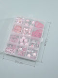 Pink Plastic Beads Jewelry Making Kit for DIY Crafts
