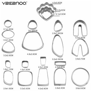Polymer Clay Earring Cutters Set Jewelry Making Tools