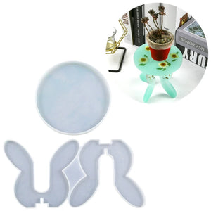Potted Plant Stand Epoxy Resin Mold Flowerpot Support Holder DIY Crafts Tool