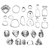 Polymer Clay Cutter Set for DIY Earrings U Pattern - Jewelry Making Mold
