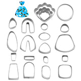 Polymer Clay Cutter Set for DIY Earrings U Pattern - Jewelry Making Mold