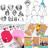 Polymer Clay Cutter Set for DIY Earrings U Pattern - Jewelry Making Mold