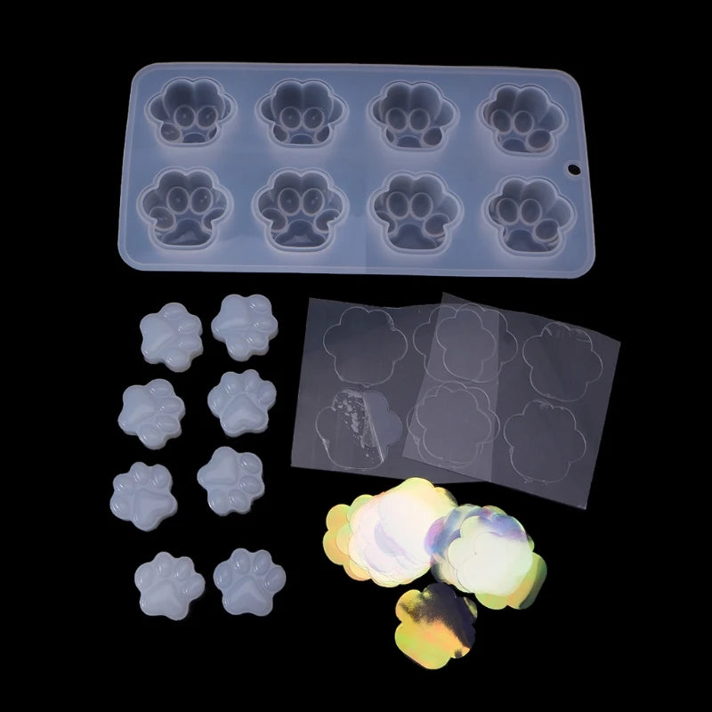 Quicksand Cat Claw Silicone Mold DIY Crafts Casting Tools