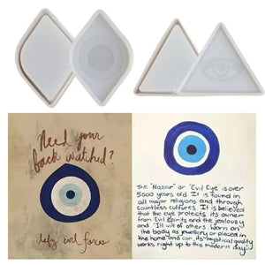 Resin Molds Evil Eye Jewelry Silicone for Epoxy Casting Storage Box Mold