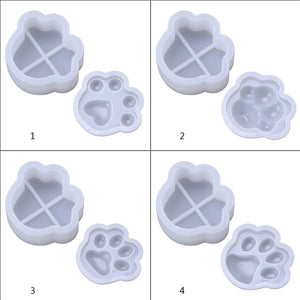 Resin Tray Mold Cat Paw Storage Box Mould