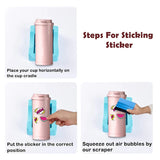 Silicone Cup Cradle for Tumbler Crafting with Felt Scraper