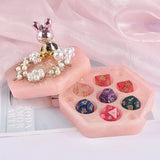 Silicone Jewelry Bead Storage Case Mould Dice Container Epoxy Resin Casting Mold