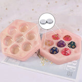 Silicone Jewelry Bead Storage Case Mould Dice Container Epoxy Resin Casting Mold